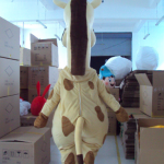 Giraffe Mascotte Kostuum 2