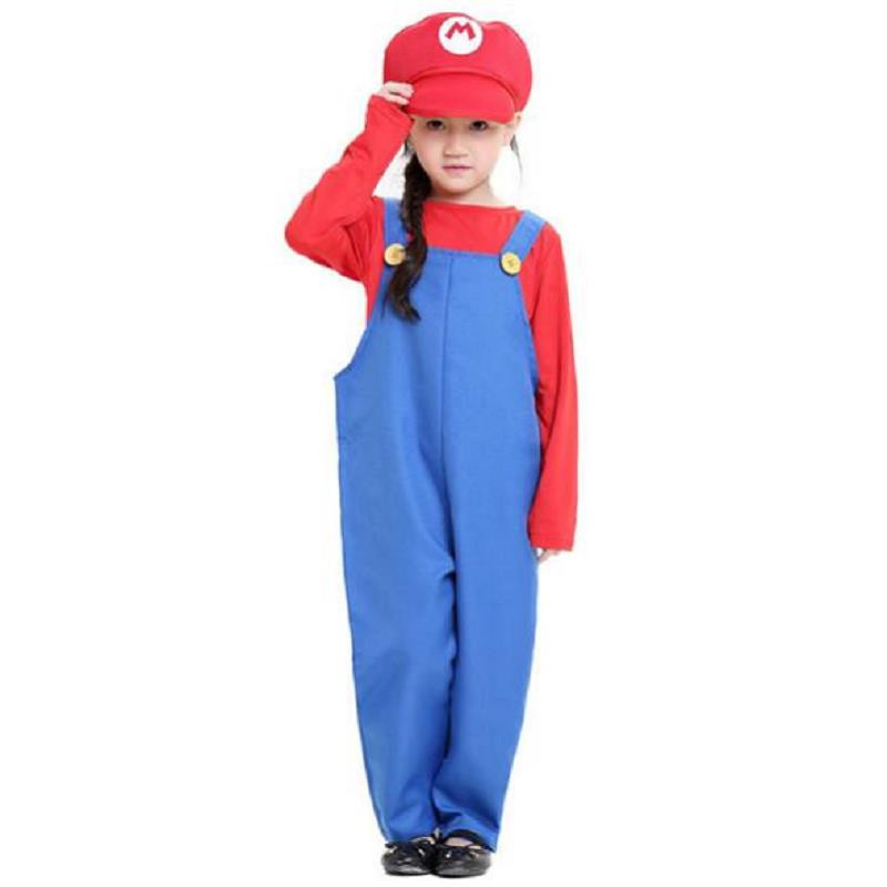 Ver weg droog Matrix Mario kostuum (kind) - Het Mascotte Pak
