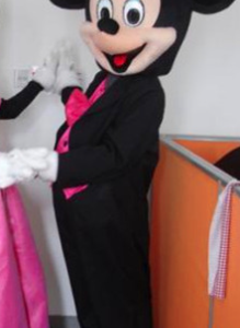 Mickey Mouse Roze Pak Mascotte Kostuum