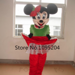 Minnie Mouse Kerst Mascotte Kostuum